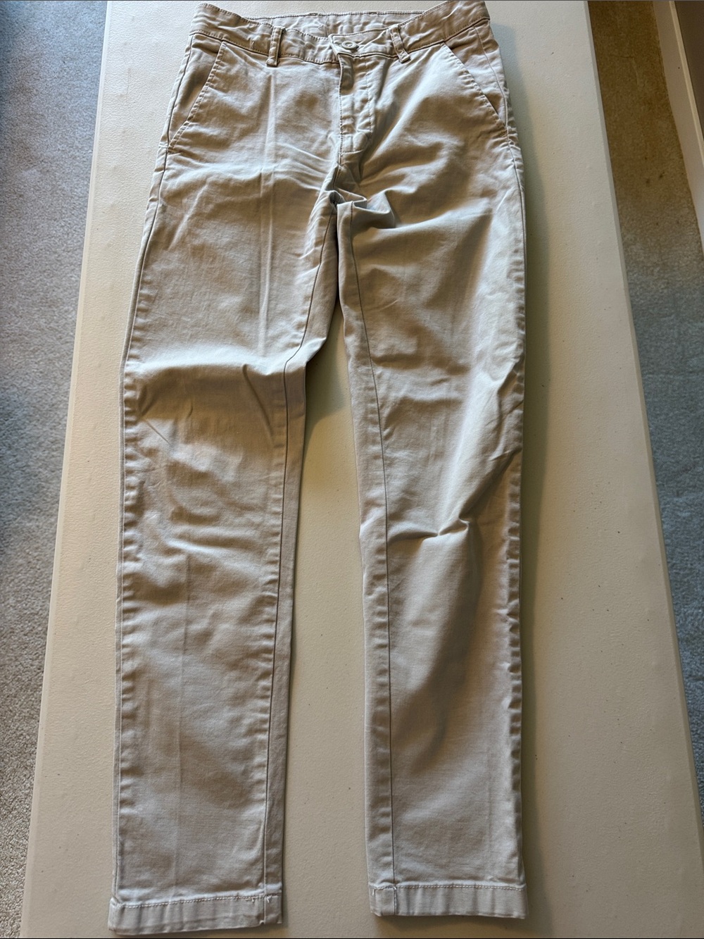 Zara Men's Chinos in Beige-Tan
